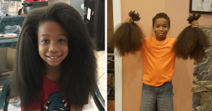 Garoto de 8 anos deixa o cabelo crescer para doa-lo às crianças com câncer