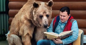 Casal russo adotou um lindo bebê urso (que agora tem 23 anos)