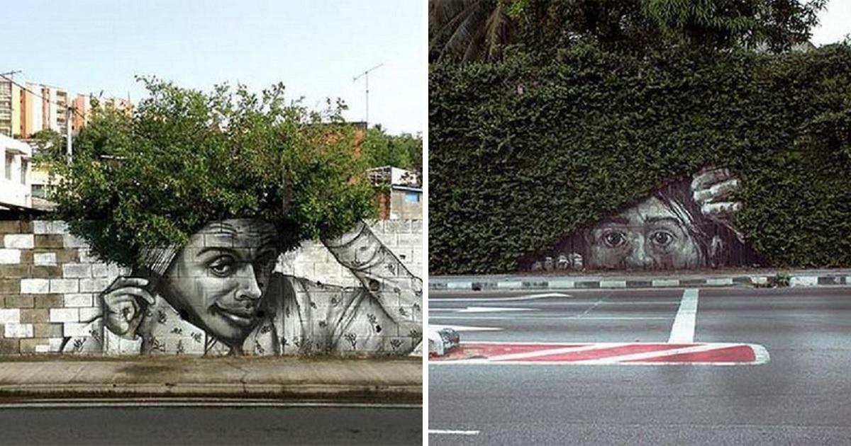 15 exemplos de natureza e arte urbana fundidas para embelezar a cidade