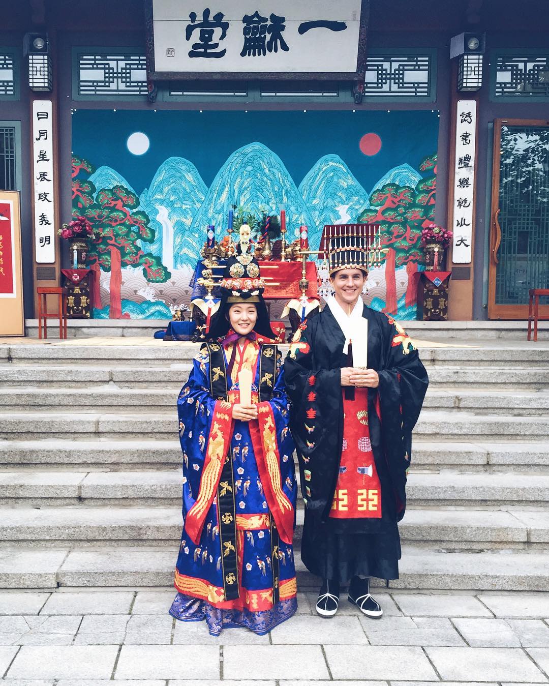 Trajes tradicionais de casamento na Coréia do Sul