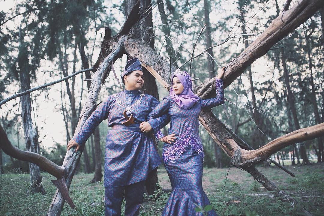 Trajes tradicionais de casamento na Malásia