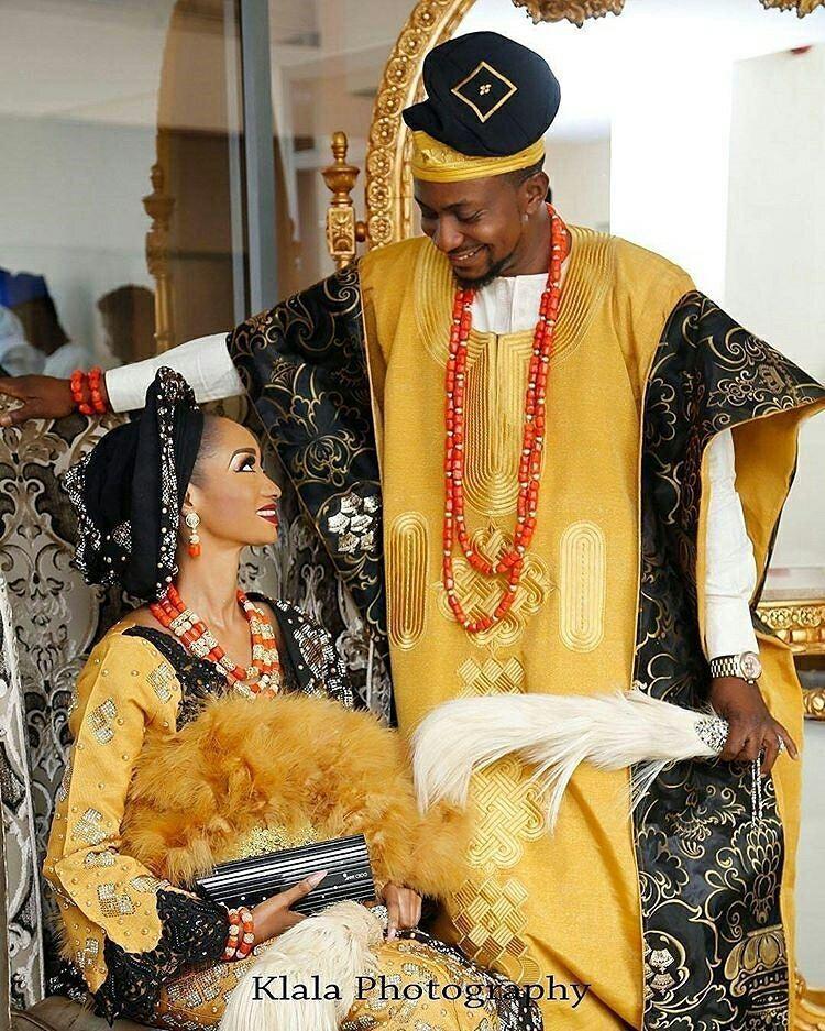 Trajes tradicionais de casamento na Nigéria