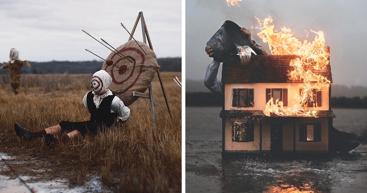 Jovem com paralisia do sono recria seus pesadelos através da fotografia