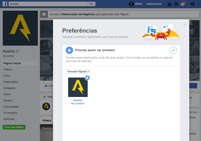 awebic primeiro facebook 3