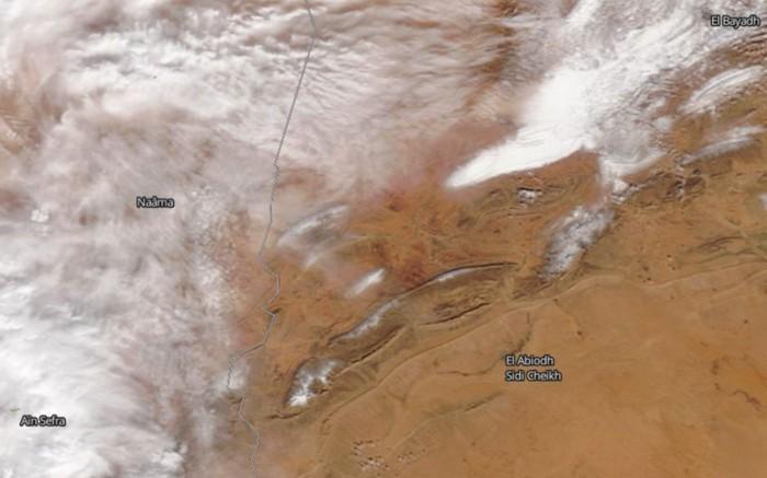 Neve no deserto do Sahara (10)