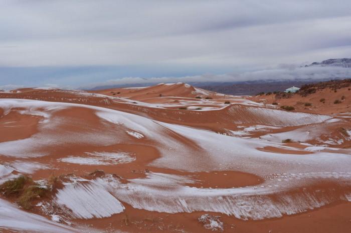 Neve no deserto do Sahara (5)