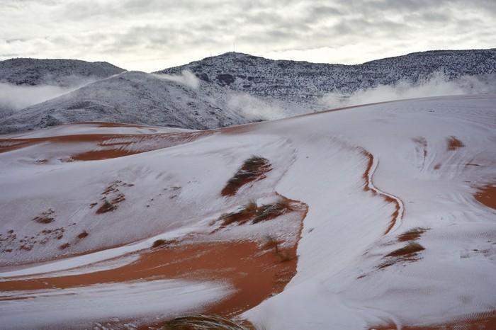 Neve no deserto do Sahara (4)