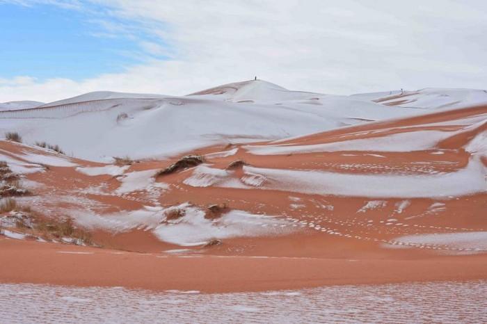 Neve no deserto do Sahara (3)