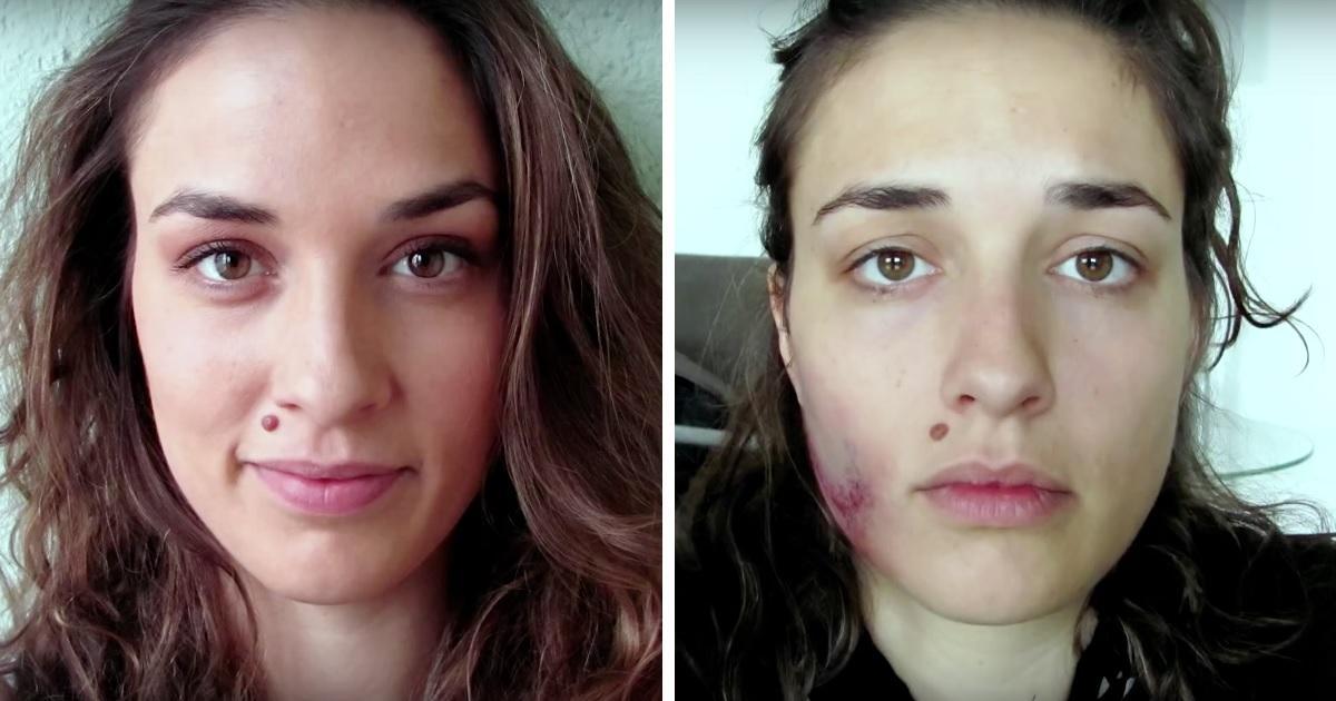 Campanha impactante alerta sobre a violência doméstica contra a mulher