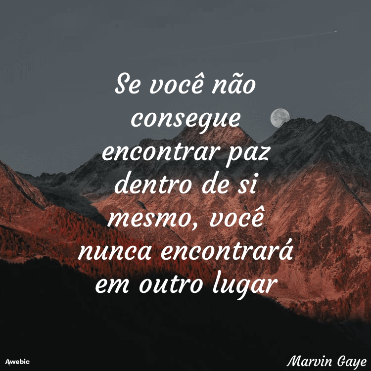 Frases de Paz - Marvin Gaye