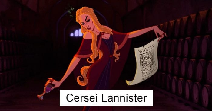 Como seriam os personagens de Game of Thrones se fossem feitos pela Disney