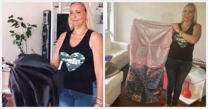 Artesã transforma guarda-chuvas velhos em sacos de dormir para sem-tetos