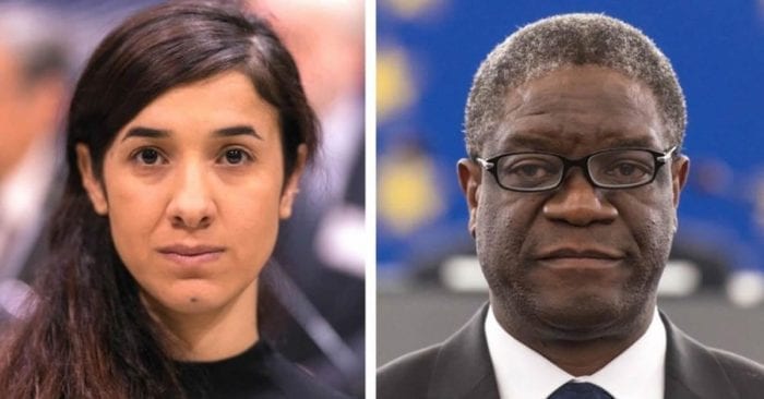 Ativistas contra violência sexual de mulheres conquistam Nobel da Paz 2018