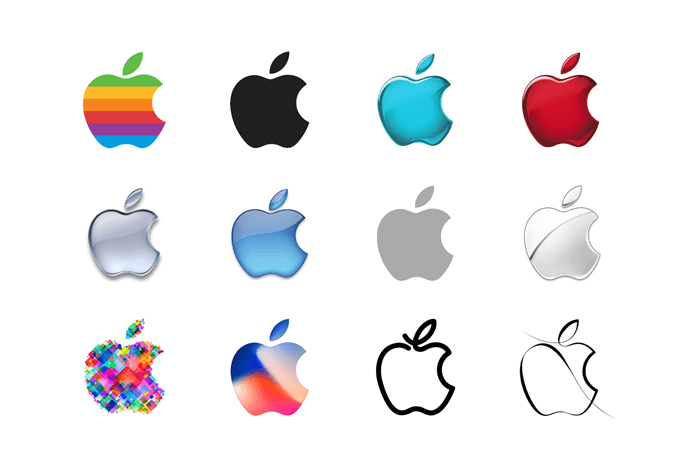 curiosidades sobre a apple - logo marca