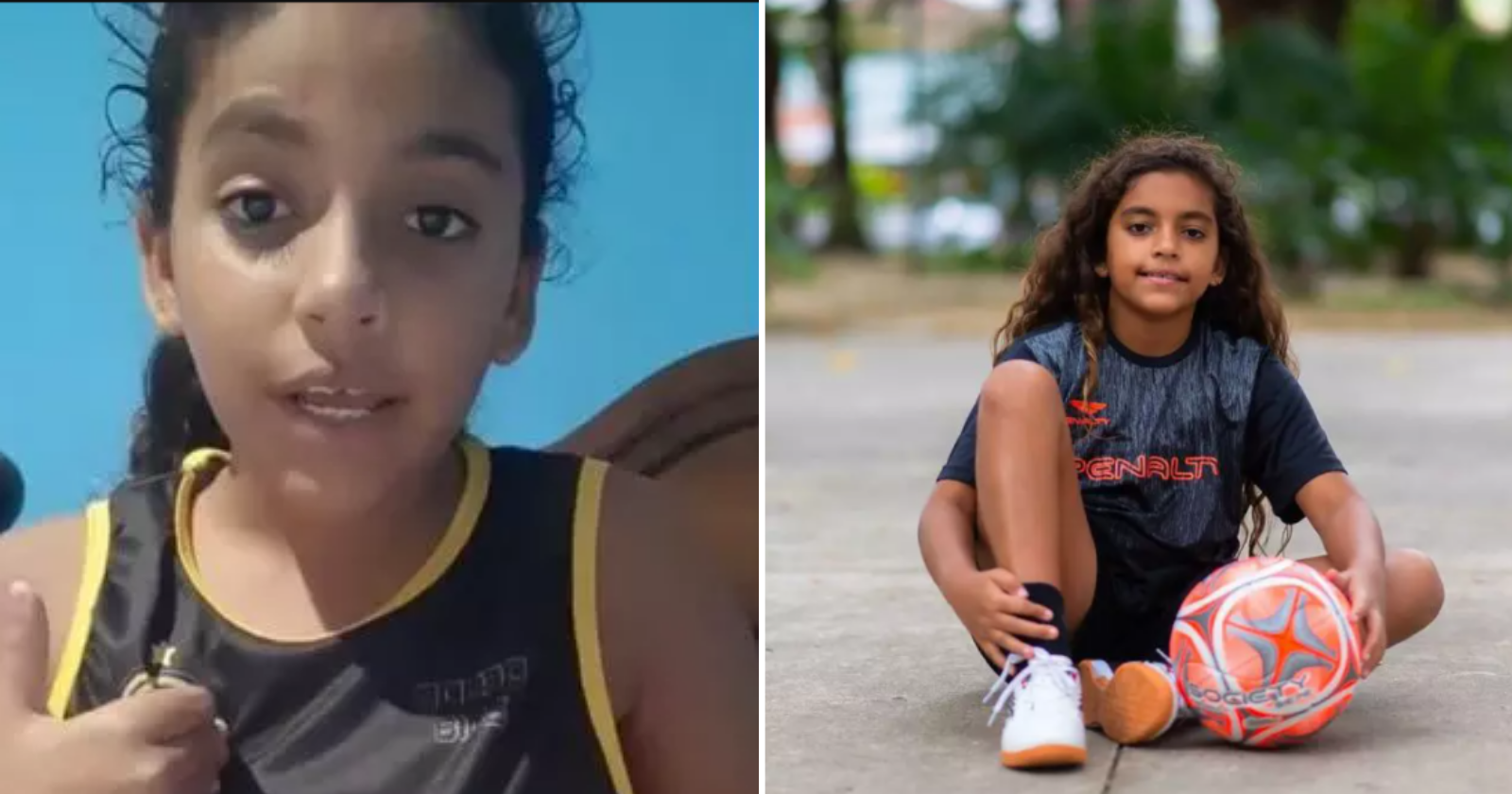 Menina que sofreu preconceito por jogar futebol ganha surpresa de grande construtora