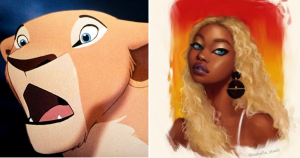 Artista recria personagens da Disney como se fossem humanos e resultado encanta!