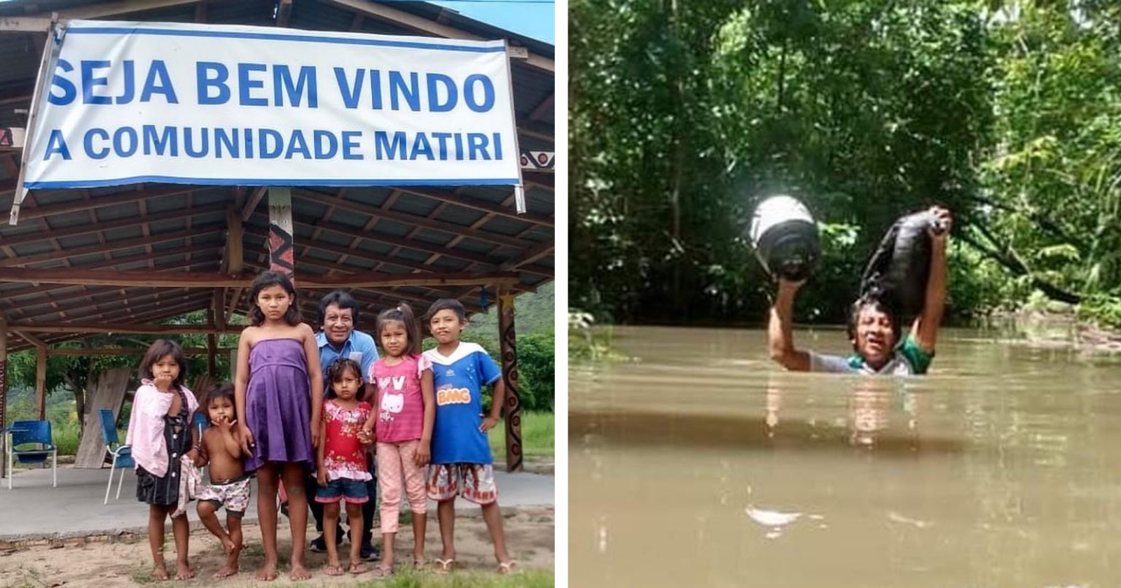 Professor indígena que precisa atravessar rio e percorrer 30 km para dar aula, conquista web e se torna modelo de inspiração para o país