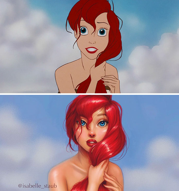 artista-recria-personagens-da-disney