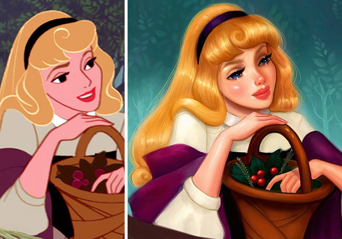 artista-recria-personagens-da-disney