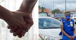 Mulher sem-teto que morava em estacionamento de supermercado, recebe surpresa de estabelecimento e tem sua vida transformada!