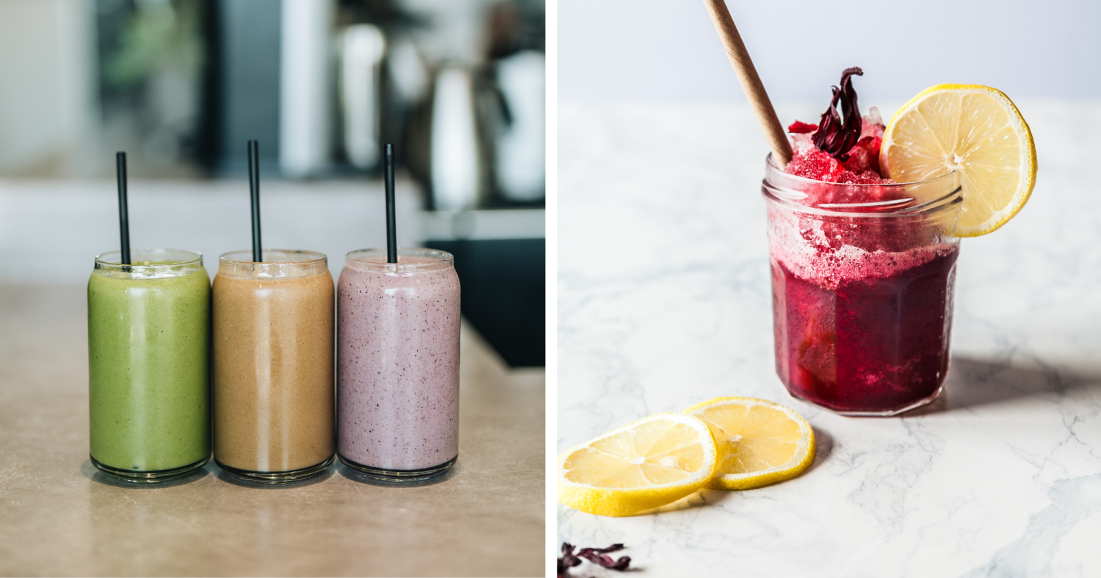 Pausa para o lanche? Esses smoothies (simples) são perfeitos para um dia quente!