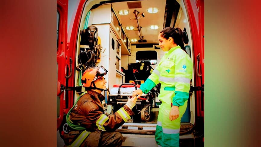 Durante trabalho, socorrista recebe a melhor SURPRESA de sua vida!