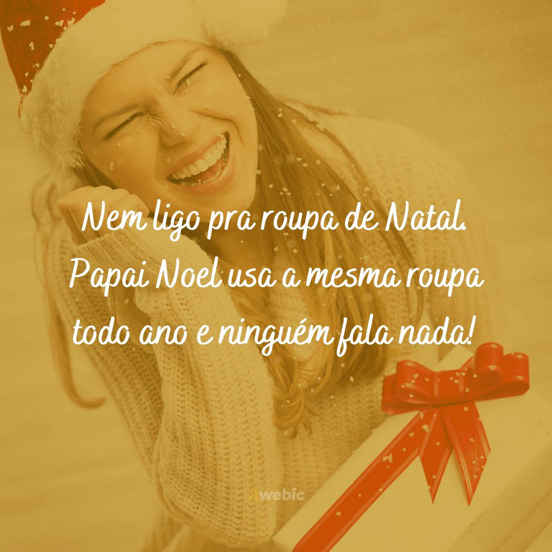 frases engraçadas de Natal