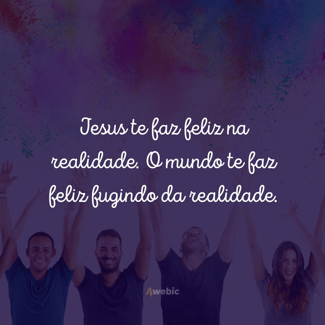 frases de felicidade com Deus