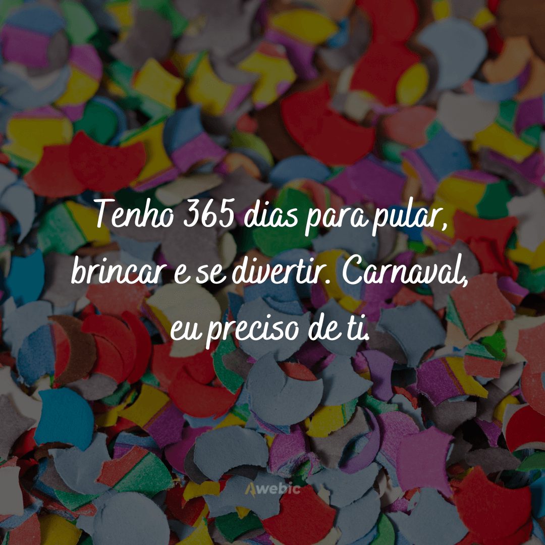 frases de Carnaval para matar a saudade