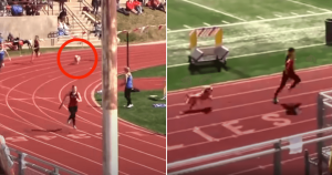 VÍDEO: Cachorro invade corrida e deixa competidora em segundo lugar