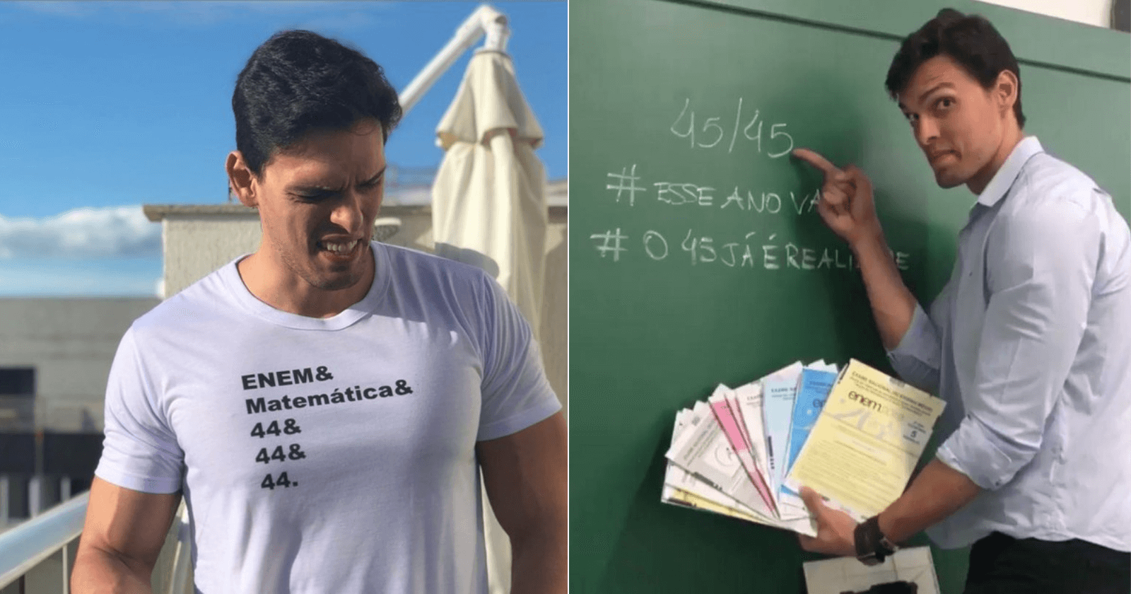 Professor que virou meme gabarita prova de matemática e enche alunos de orgulho