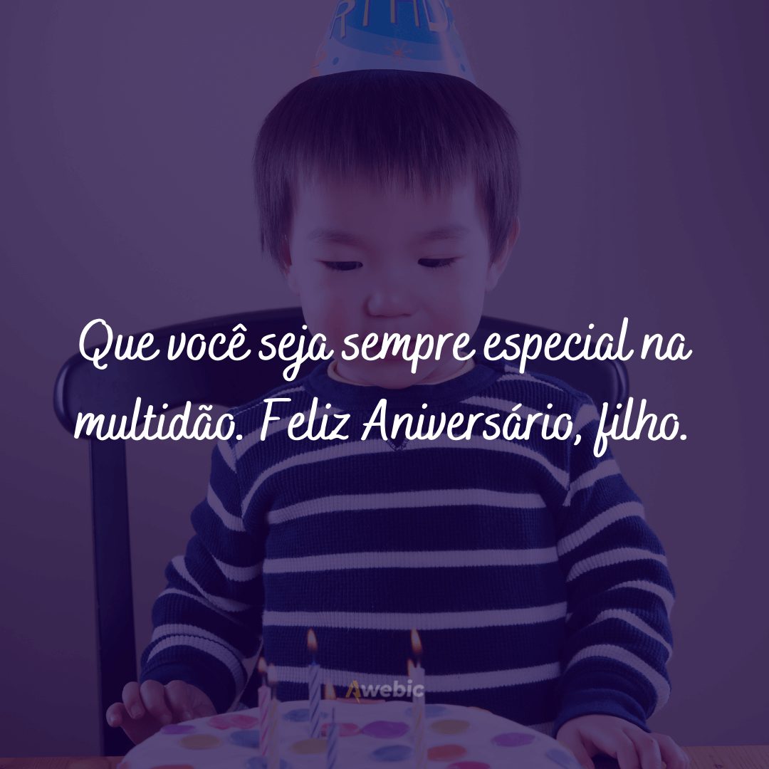 mensagens de aniversário para filho