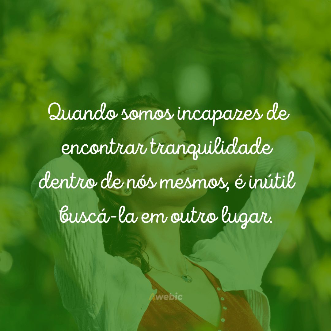 Frases de Tranquilidade