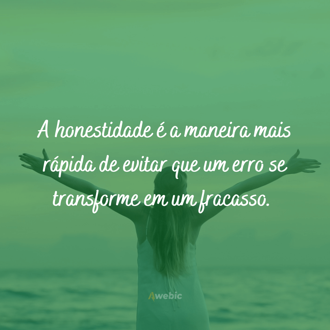 frases sobre honestidade