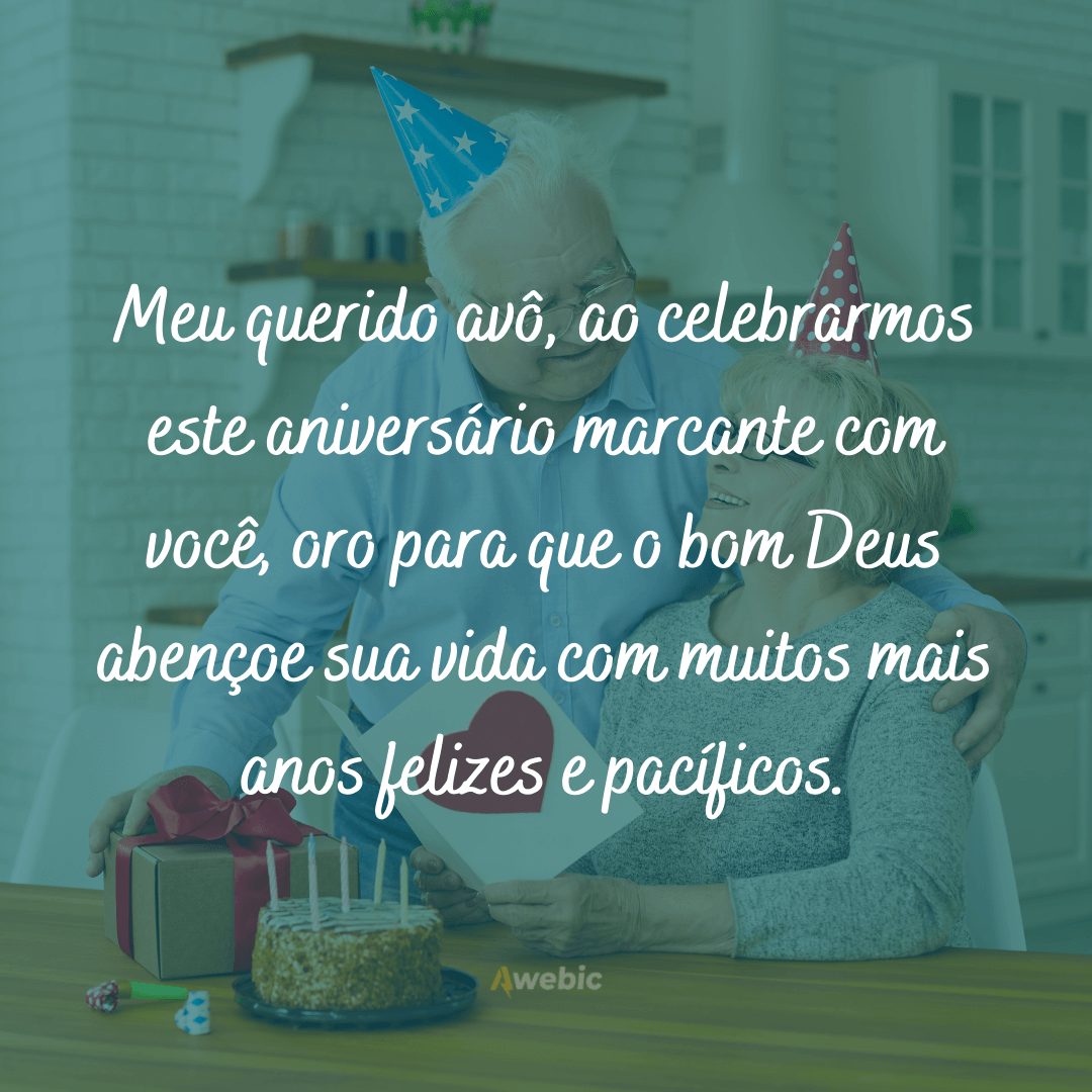 mensagens de aniversário para o seu avô