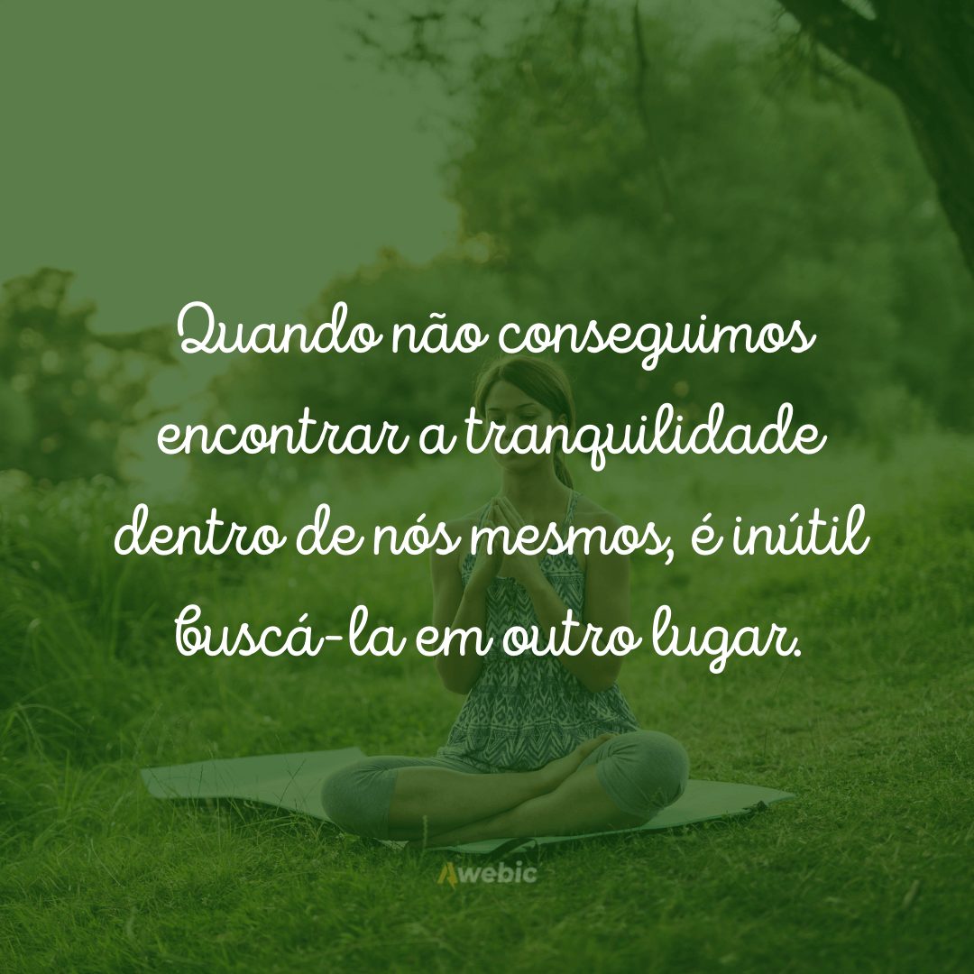 Frases de Tranquilidade