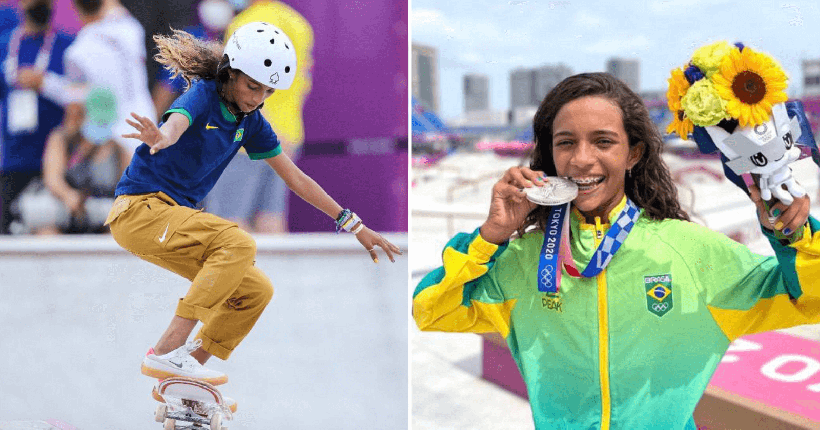 Fadinha faz história sendo medalhista mais nova em 85 anos