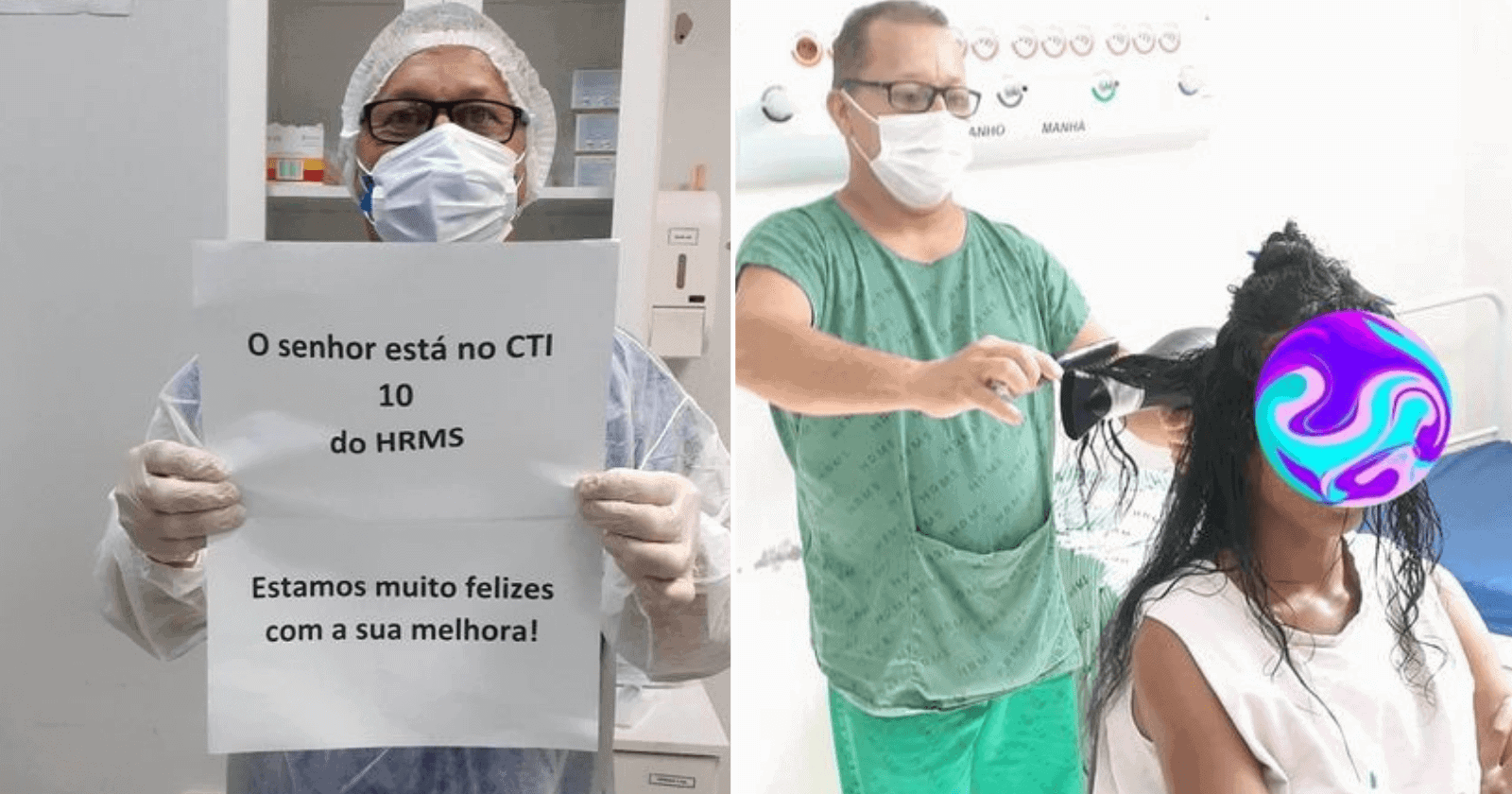 Técnico de enfermagem usa amor para tratar pacientes com Covid