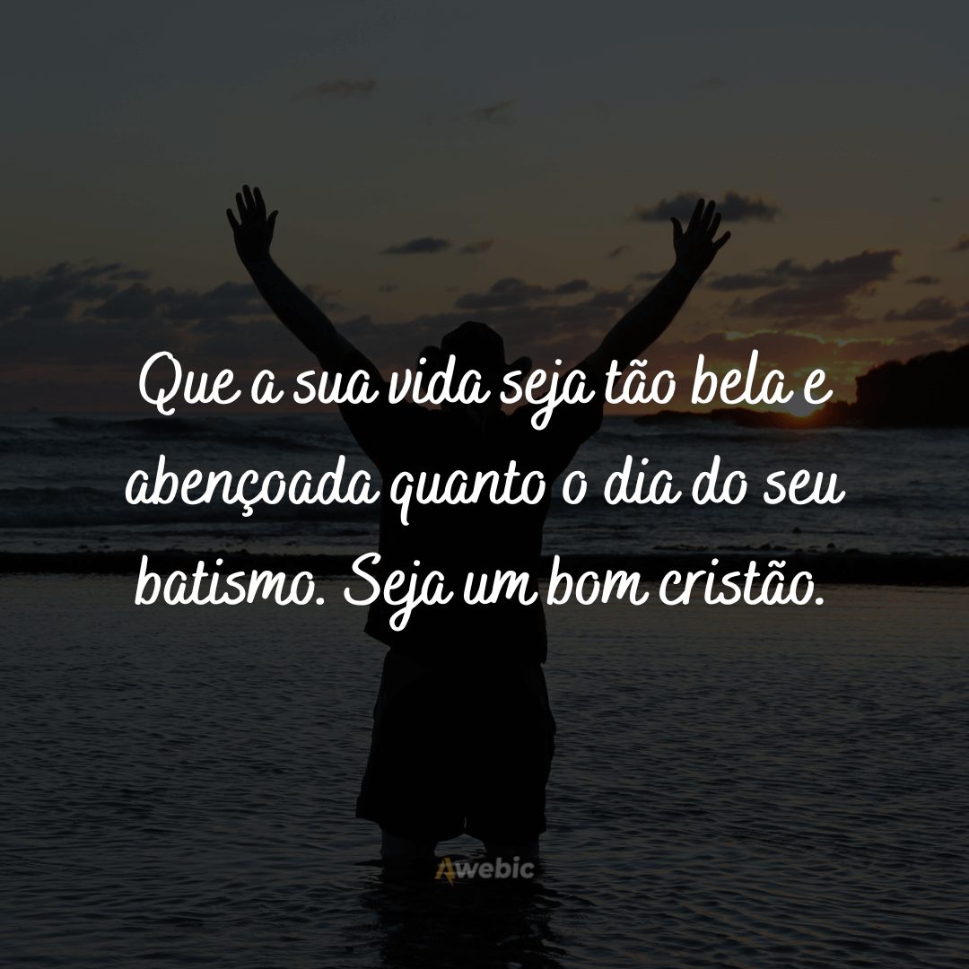 frases sobre batismo