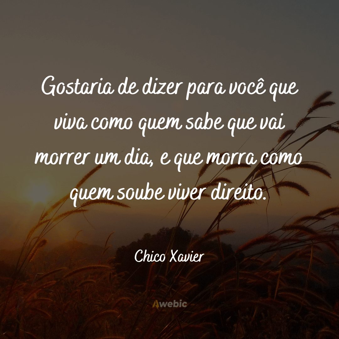 Frases de Chico Xavier