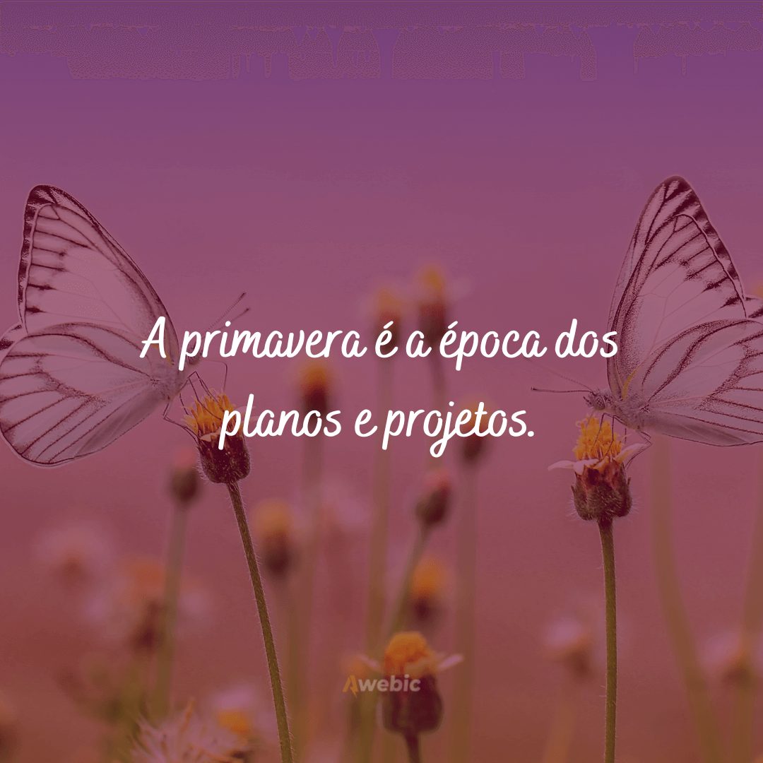 Frases sobre Primavera