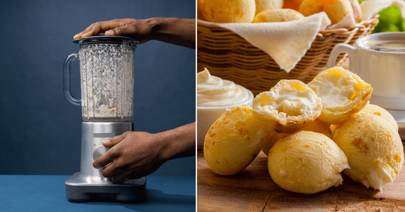 Pão de queijo de liquidificador FÁCIL e prático para acabar com a fome