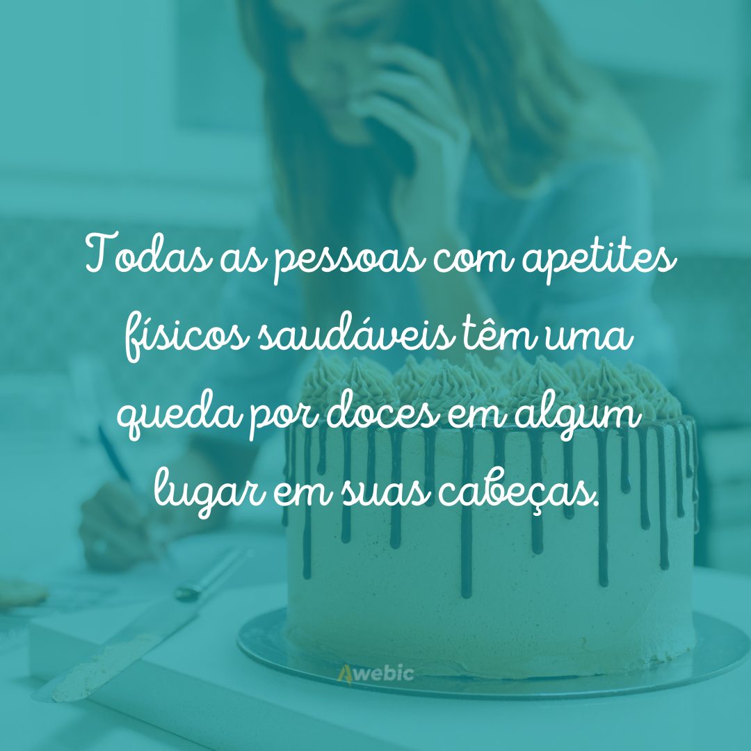 frases de confeitaria para Instagram