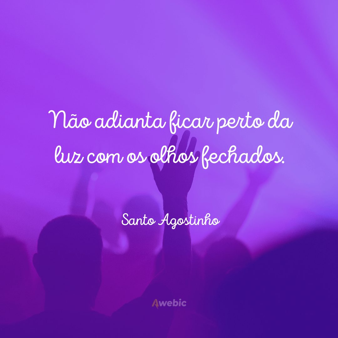 frases de Santo Agostinho