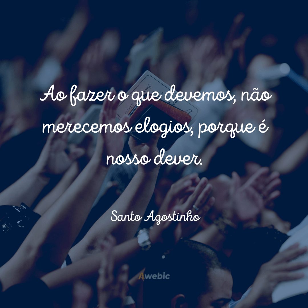 frases de Santo Agostinho