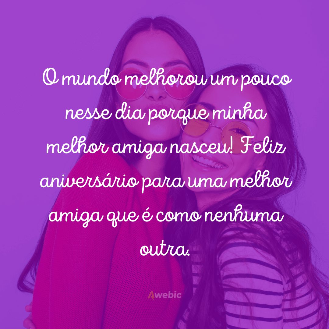 textos de aniversário para amiga