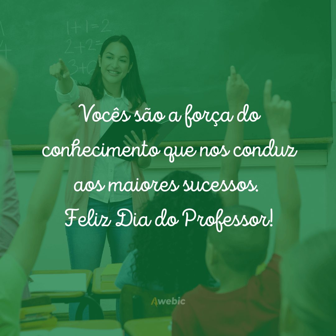 Frases para o dia dos professores