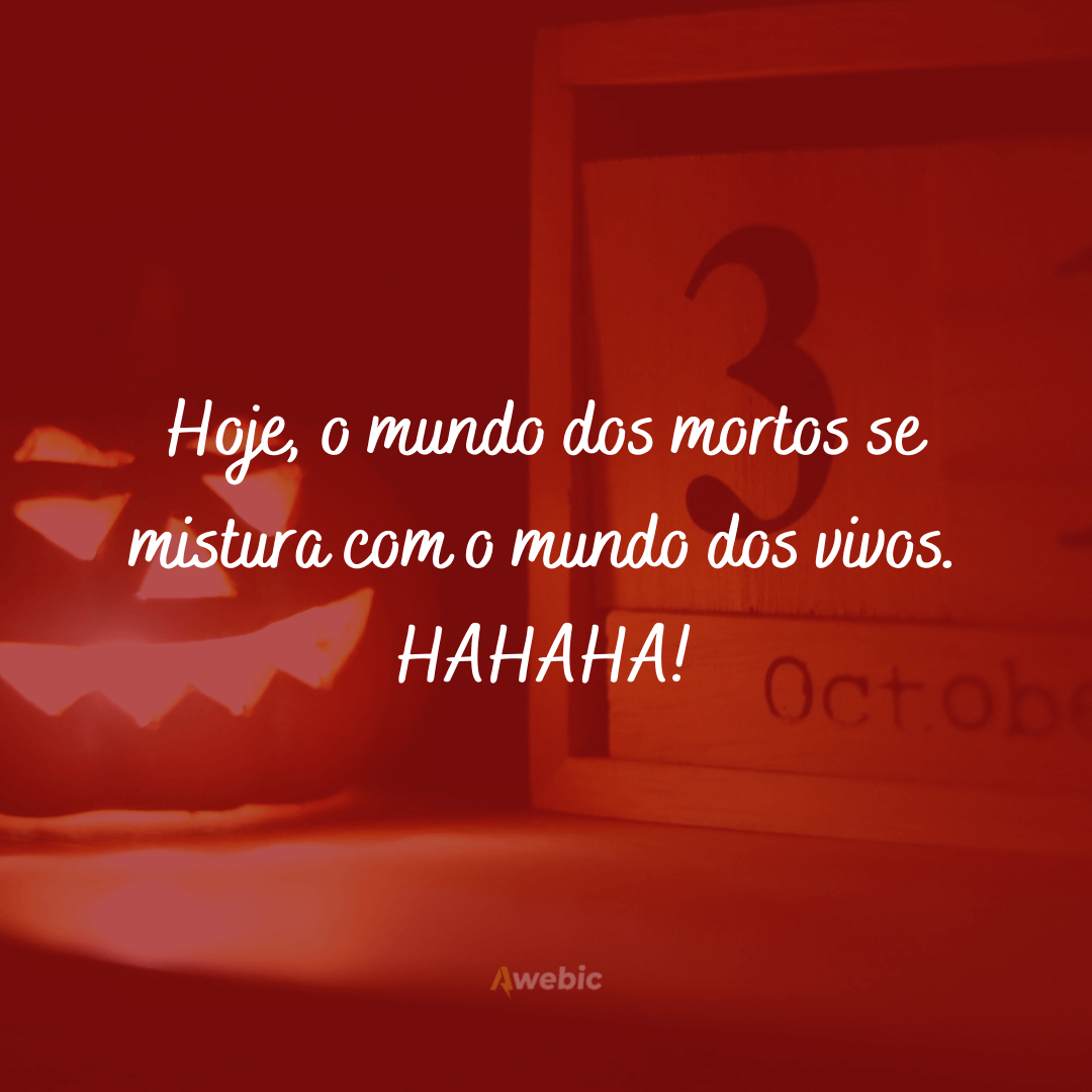 Frases do dia de Halloween