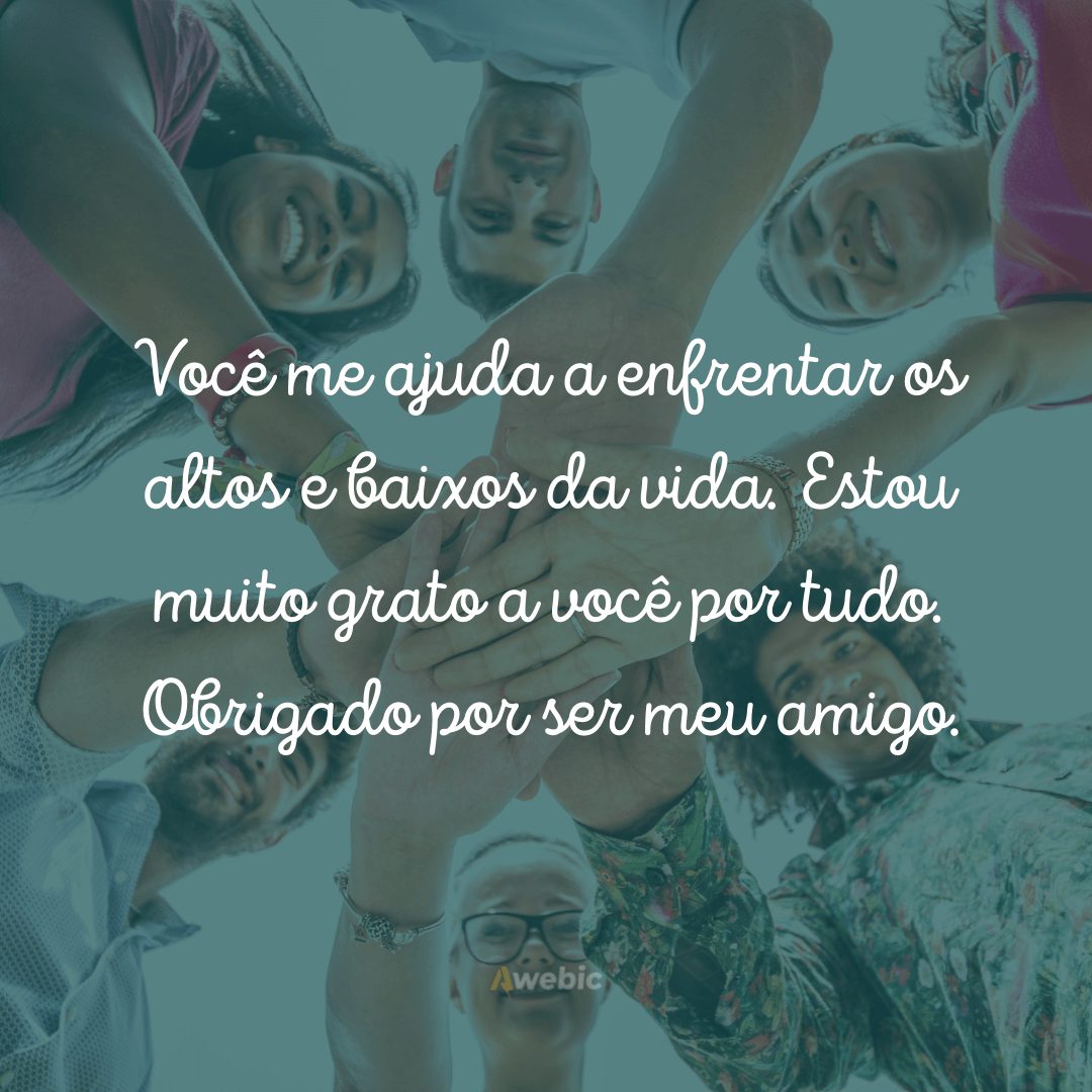 frases de agradecimento para amigos