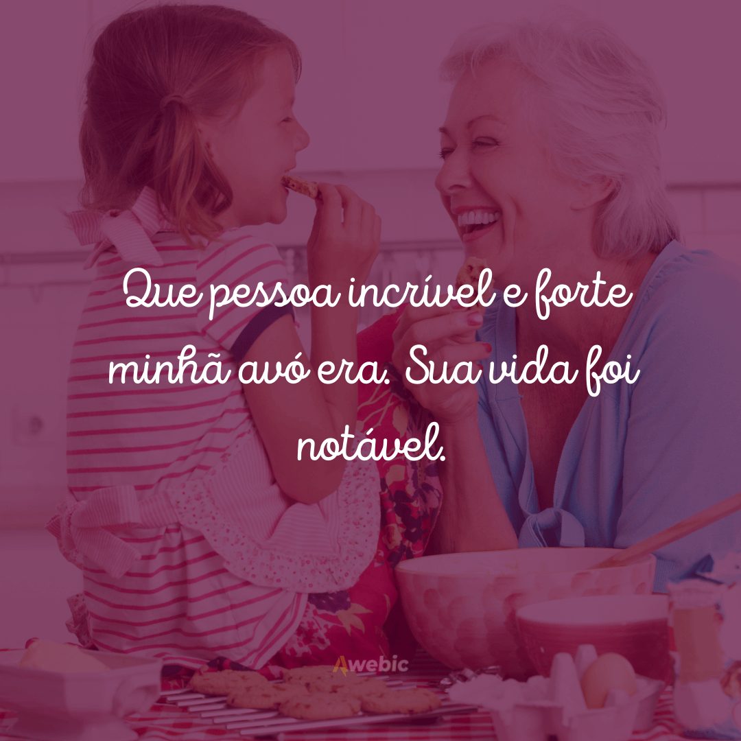 frases para avó que faleceu